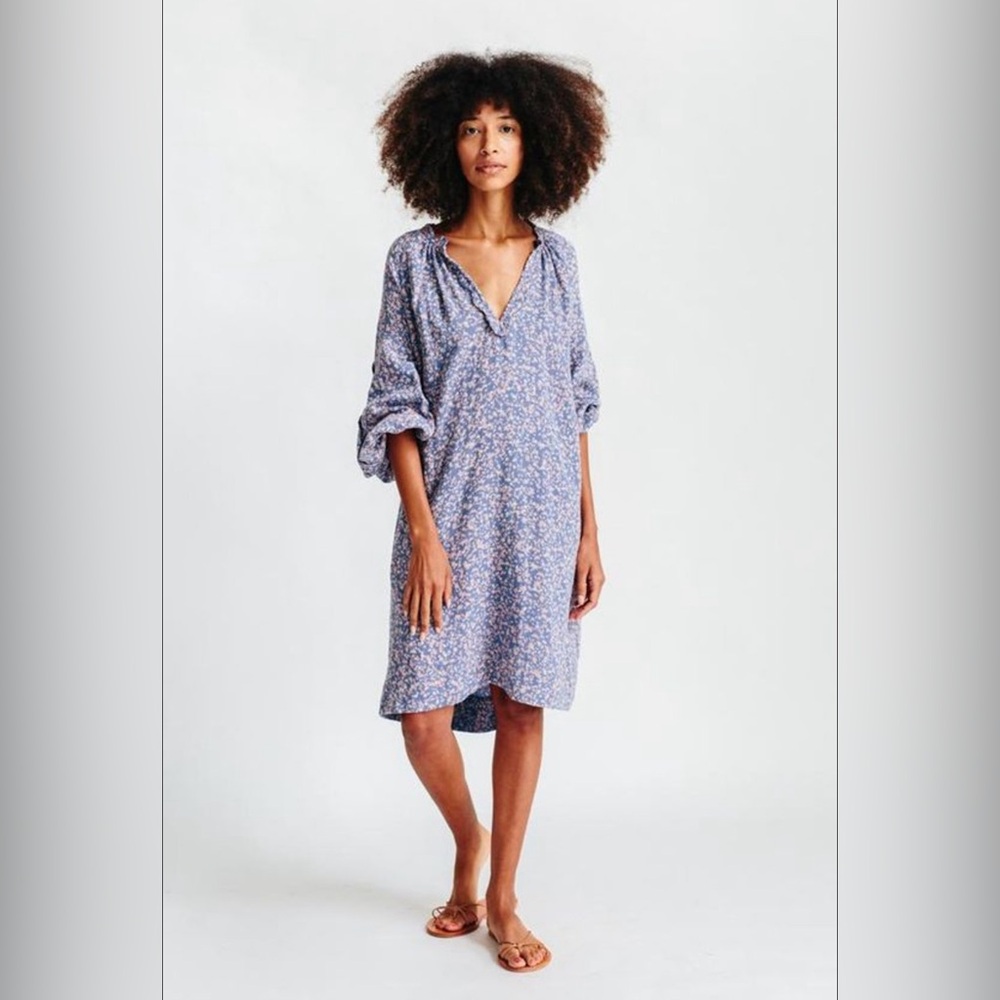 Mirth Palm Springs Mini Dress, Lilac Field Flower